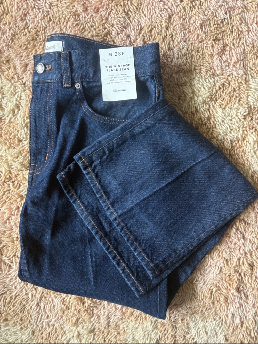 Madewell vintage flare jean - 28 petite